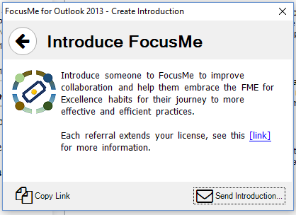 FocusSync Referral Dialog