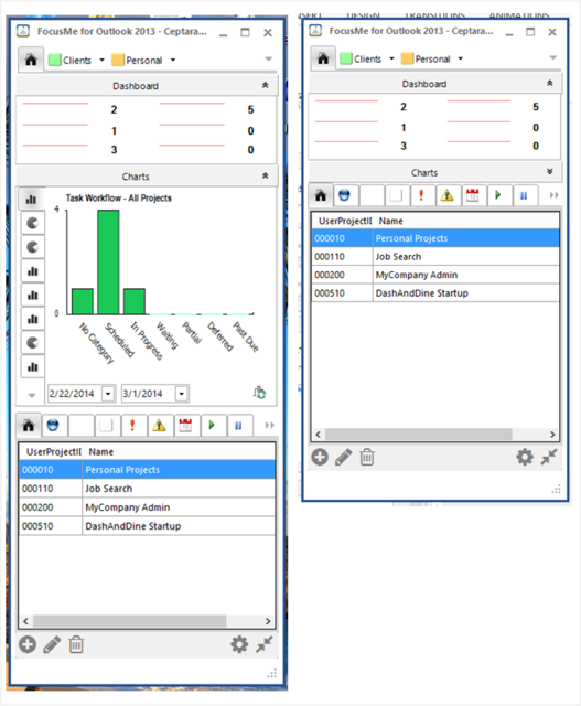 FocusMe TaskPane